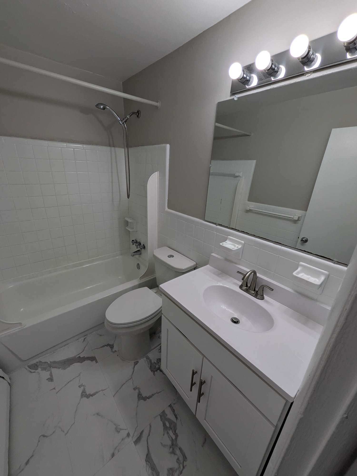 Bathroom renovation after